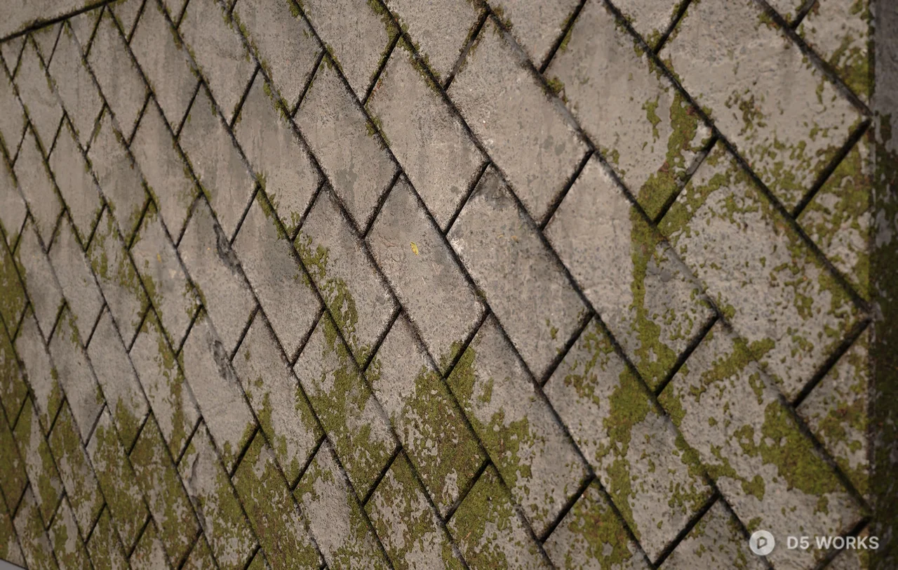 Damaged Wall Texture 3d model thumbnail 3