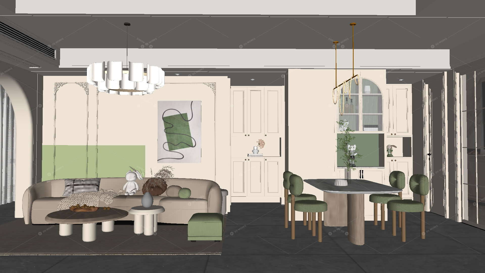 Living & Dining Rooms 3D Models