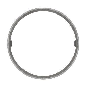 Hollow Round Manhole Cover Sign 3d model