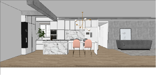 Modern Open Kitchen