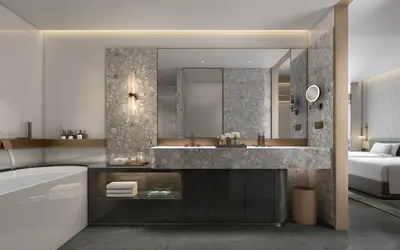 Modern Hotel Bathroom