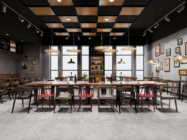 Industrial Fast Food Restaurant