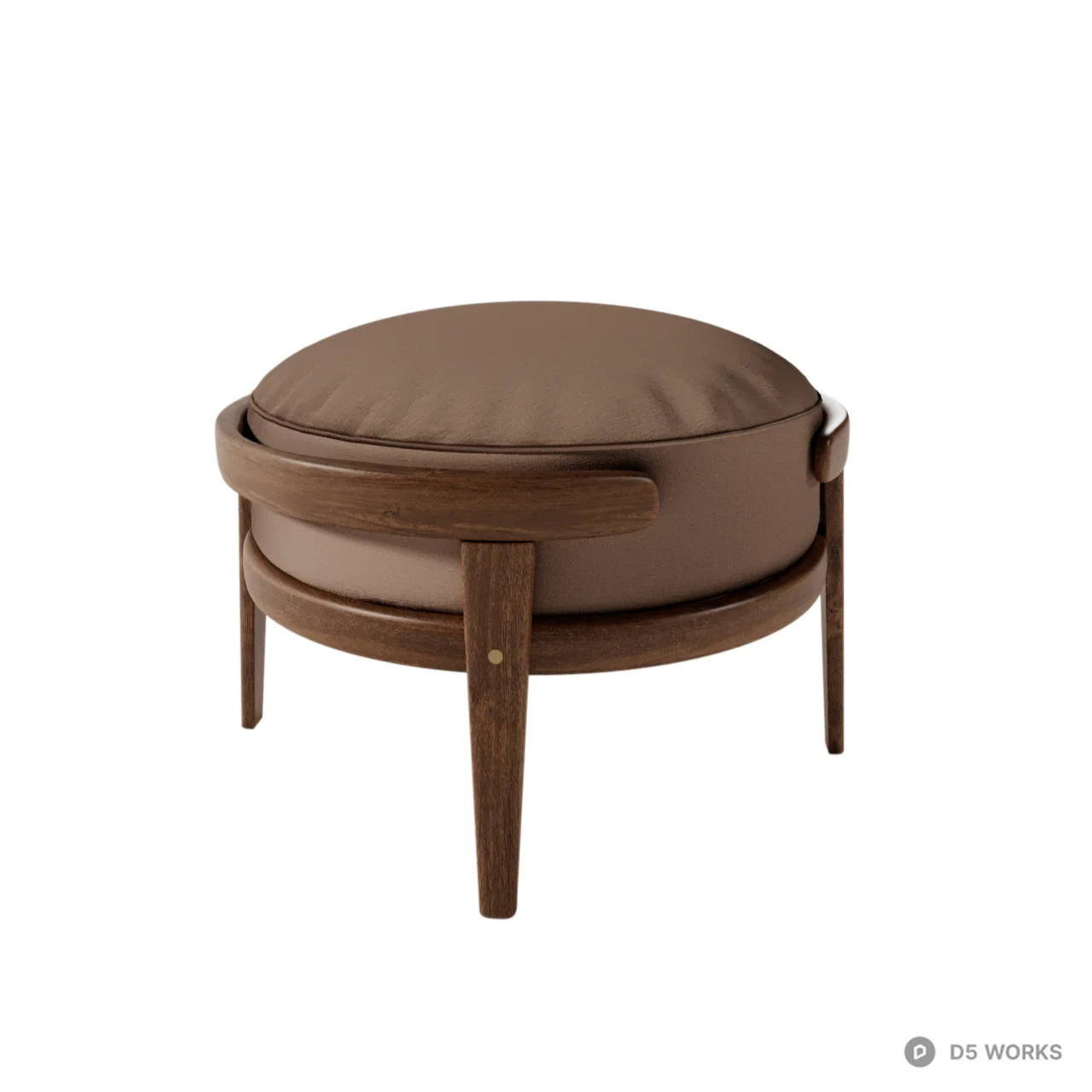 Sitting Stool 3d model thumbnail 2