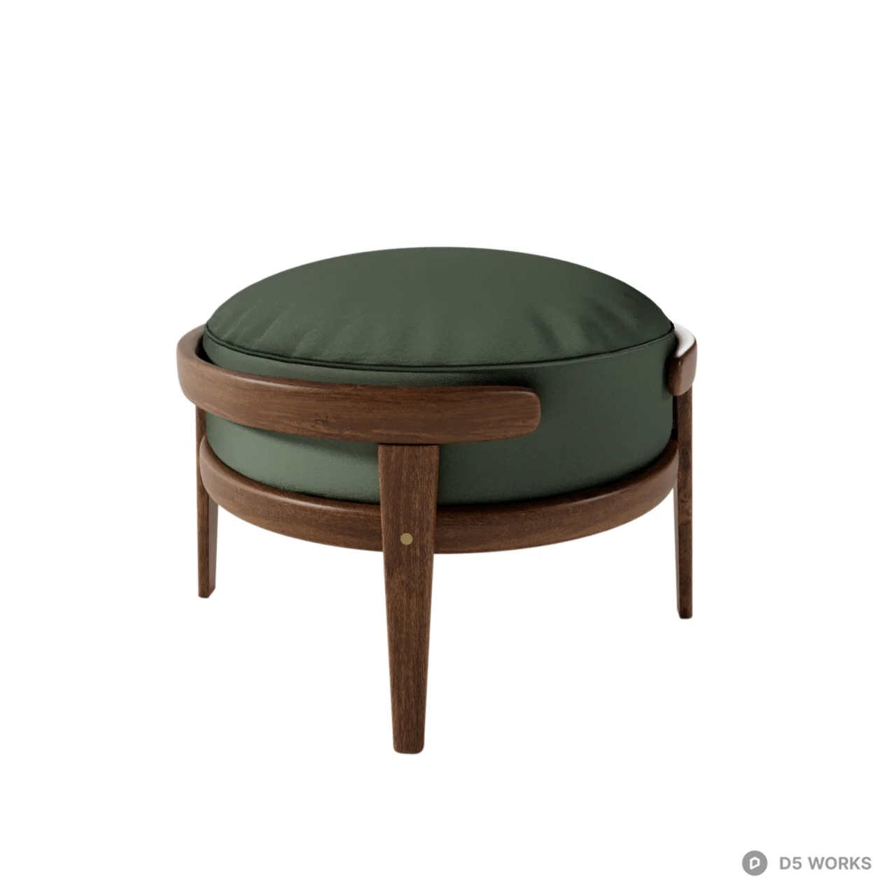Sitting Stool 3d model thumbnail 3