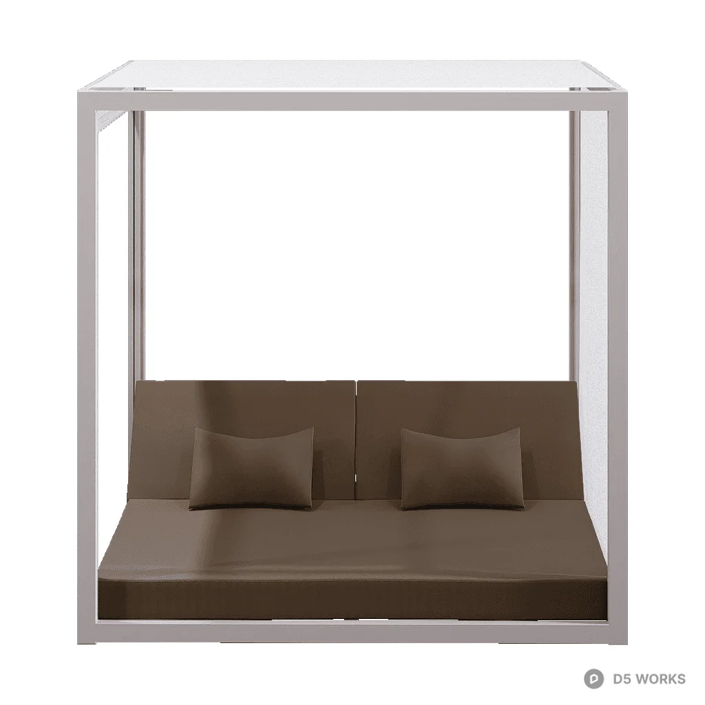 Daybed Outdoor Bed 01 3d model - Image 1