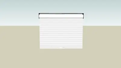 Minimalist Roller Blind 3d model