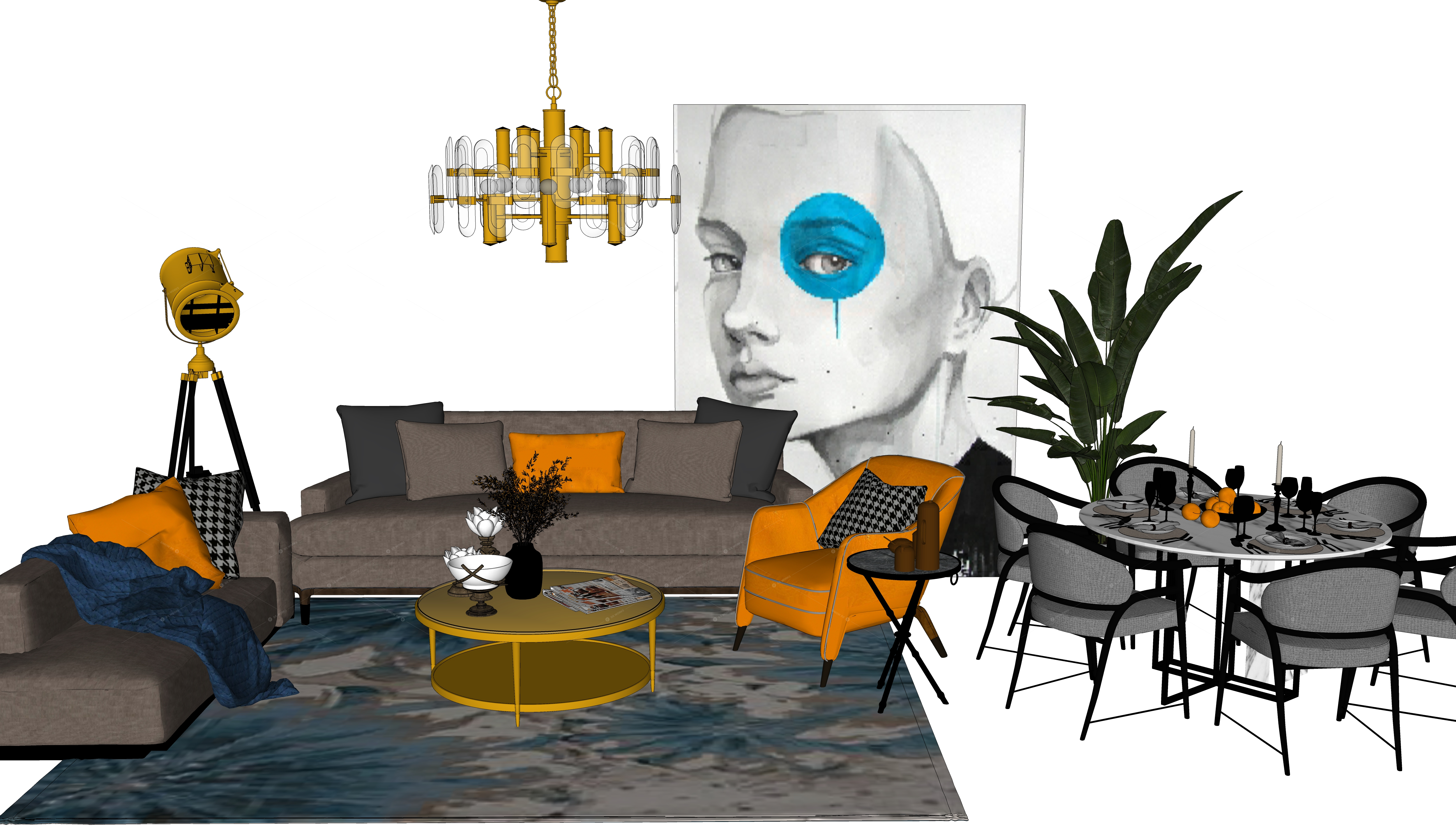 Furniture Sets 3D Models 2
