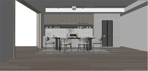 Modern Open Kitchen