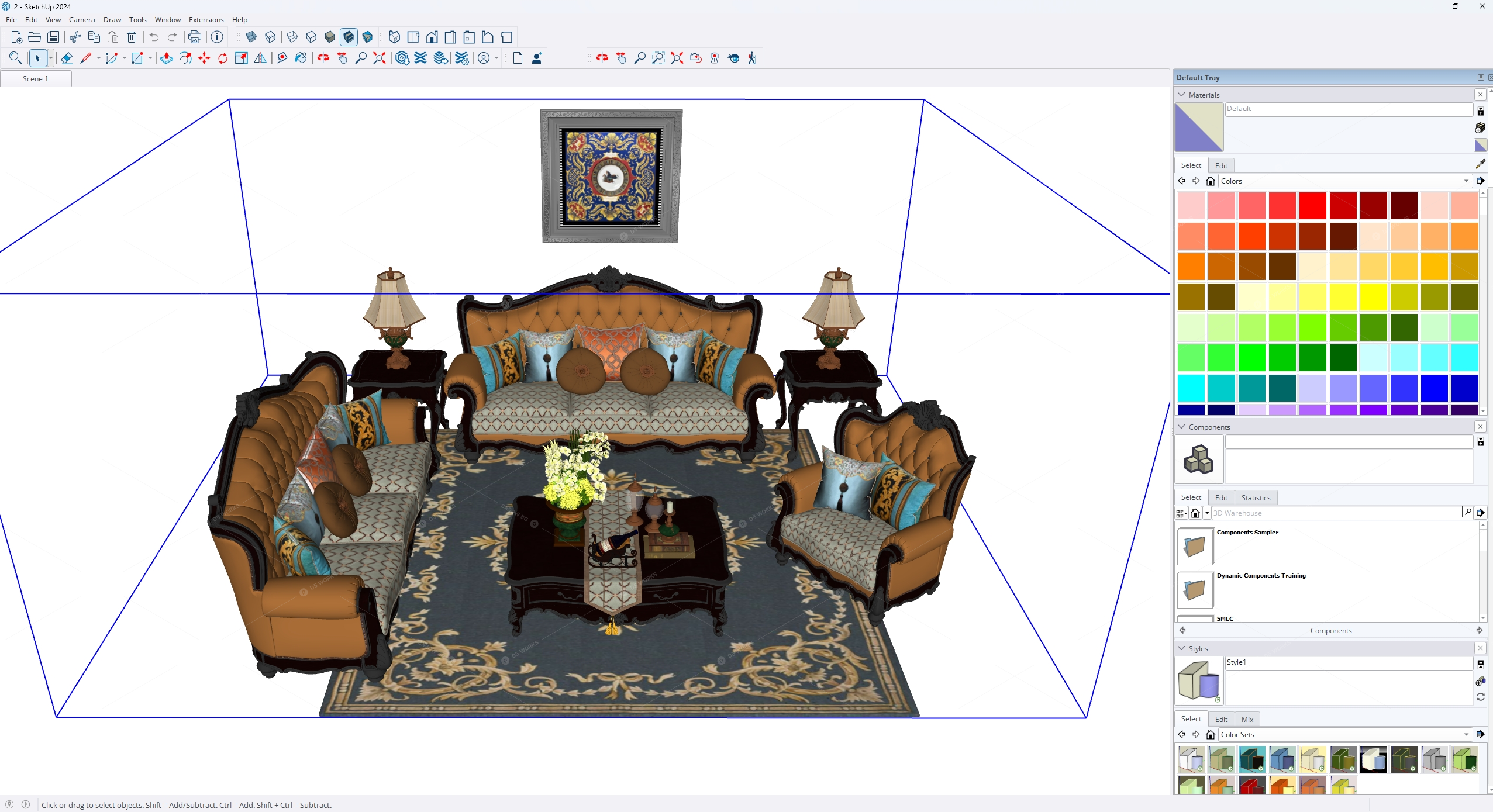 Furniture Sets 3D Models 3