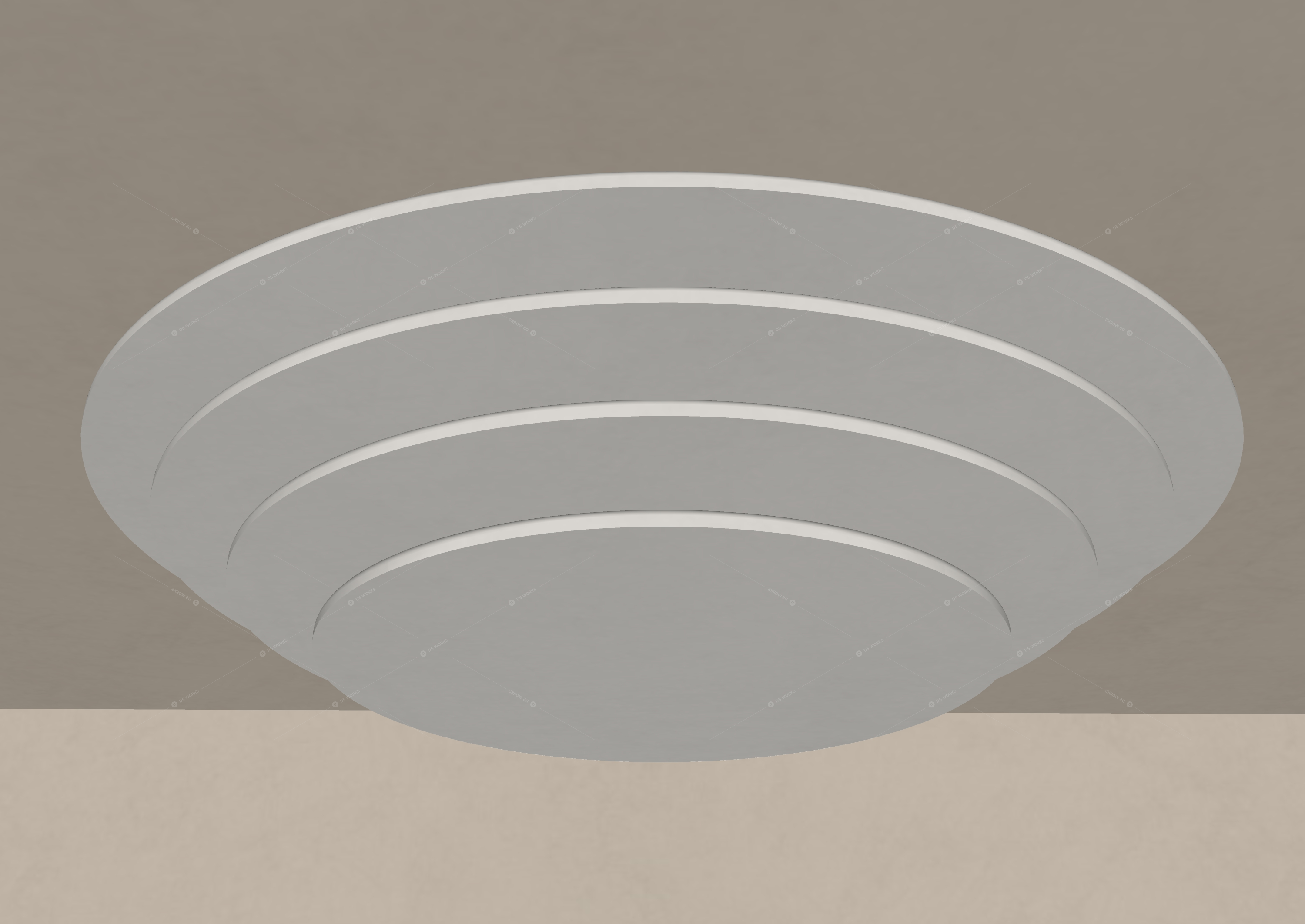 Flush Mount Lights 3D Models 2