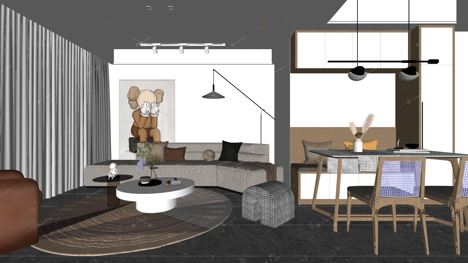 Living & Dining Rooms 3D Models