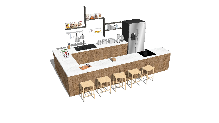 Modern Open Kitchen