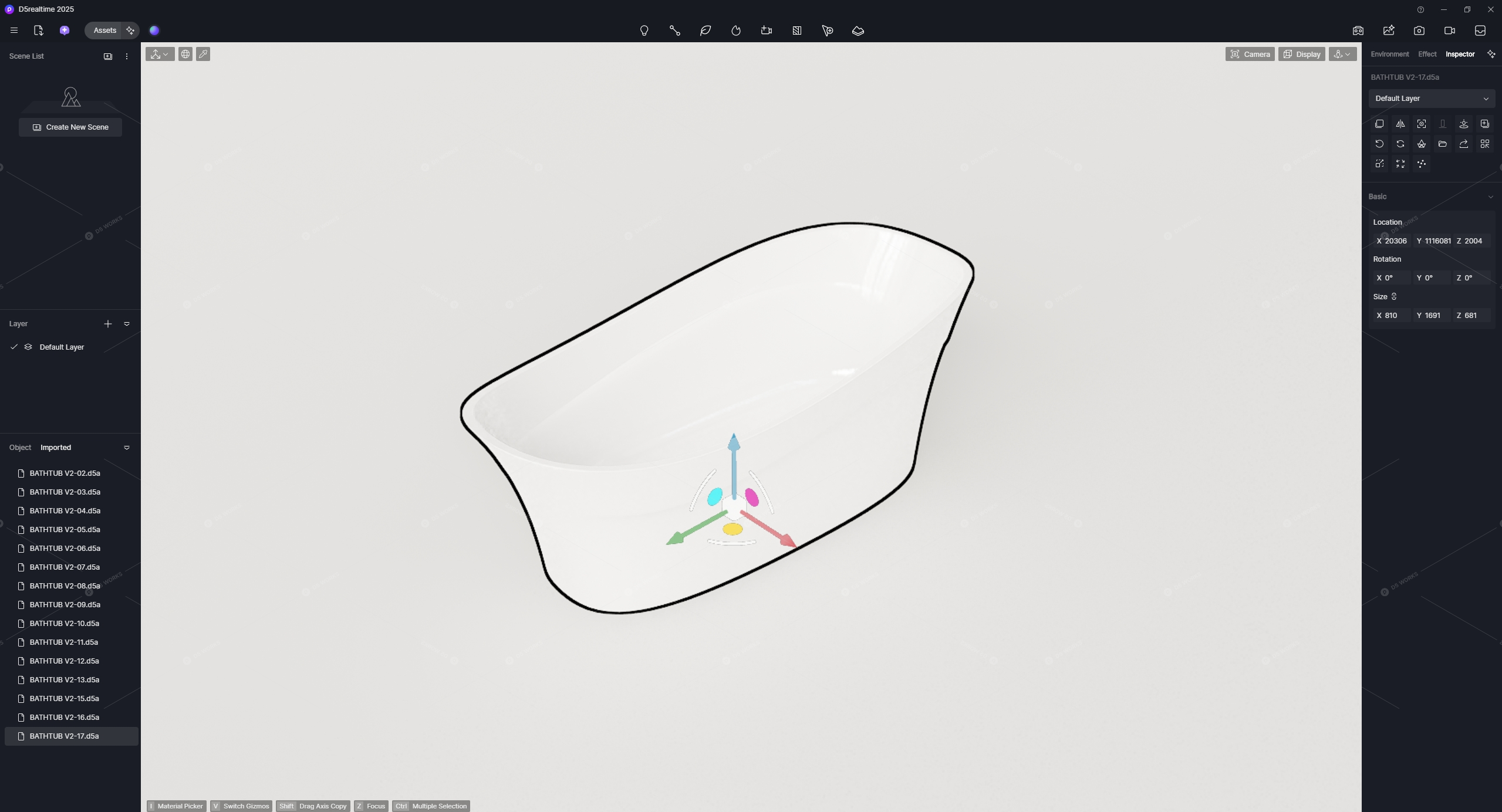 Bathtubs 3D Models 2