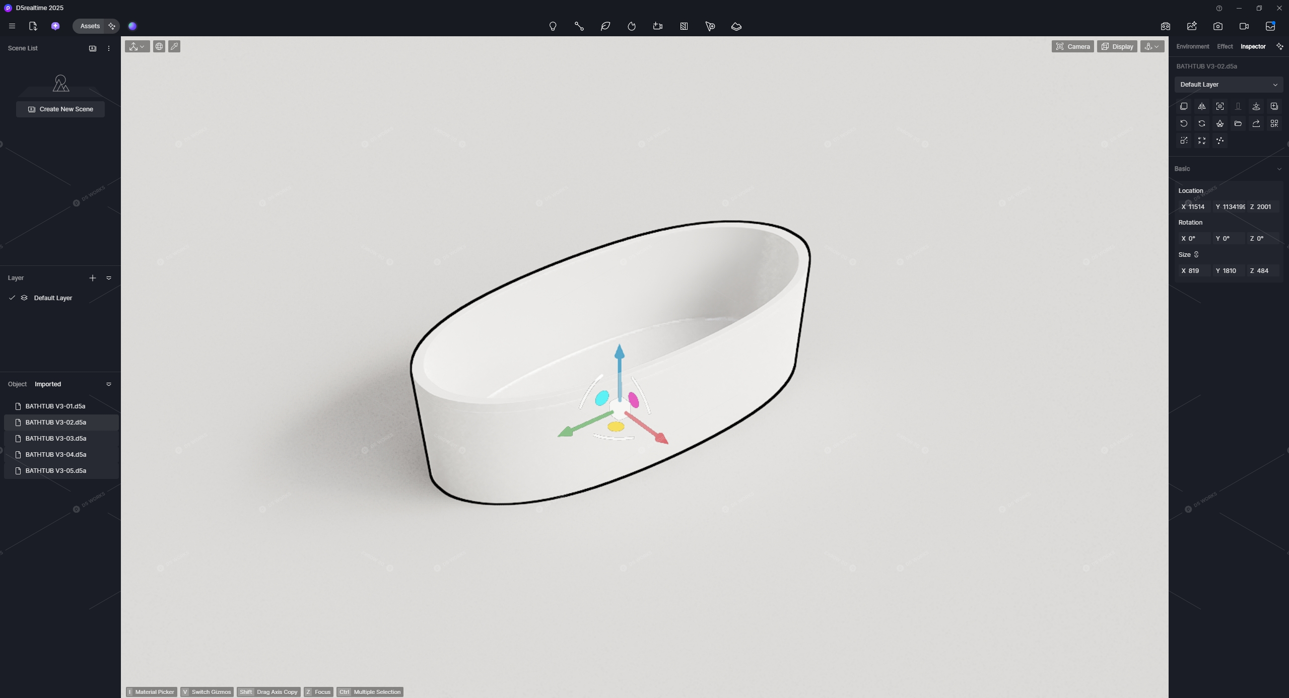 Bathtubs 3D Models 2