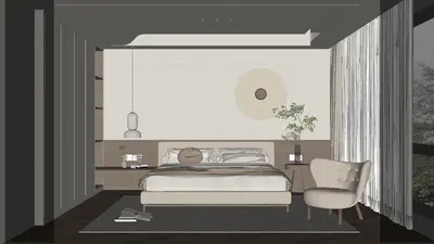 Wabi-Sabi Home Bedroom