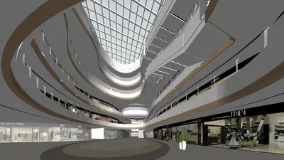 Modern Mall Lobby