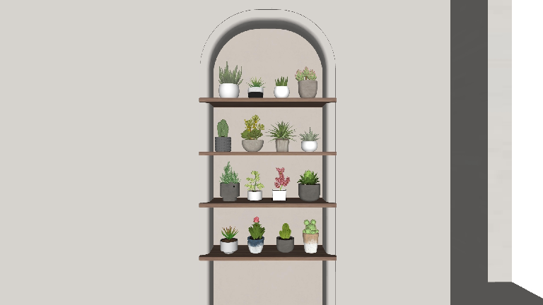 Modern Potted Plant