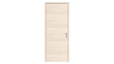 Light Wood Grain Single Door 3d model