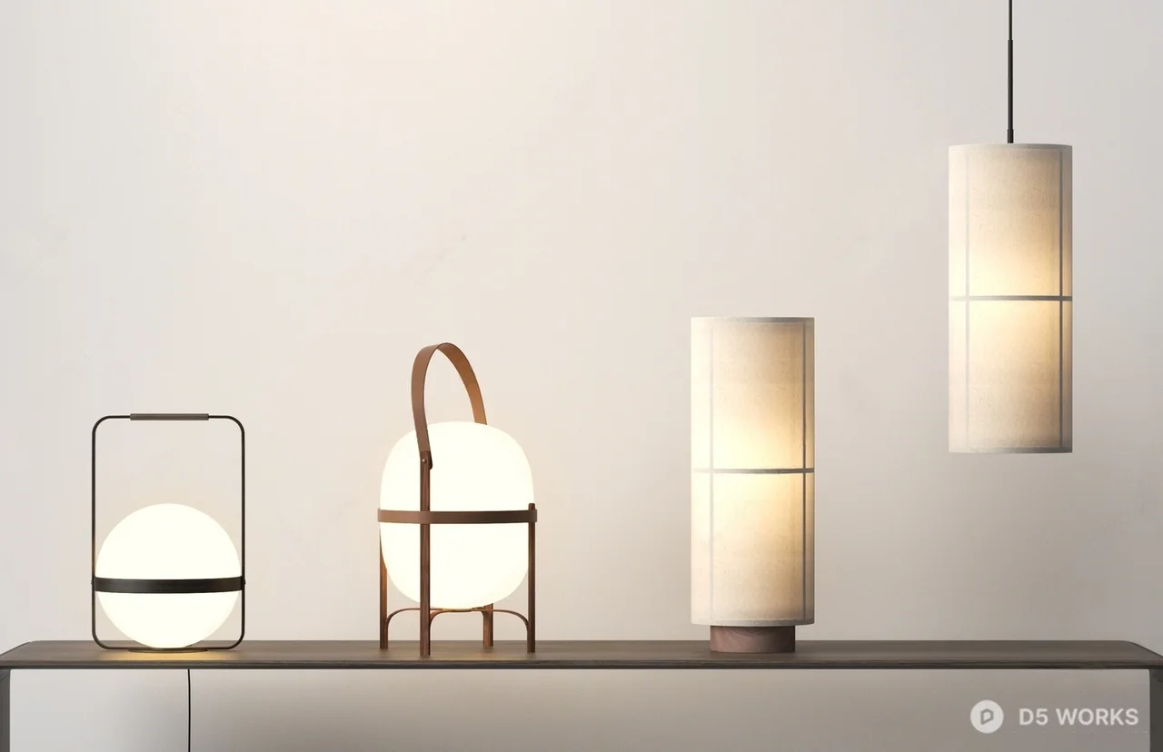 Lamp Combination 3d model - Image 1