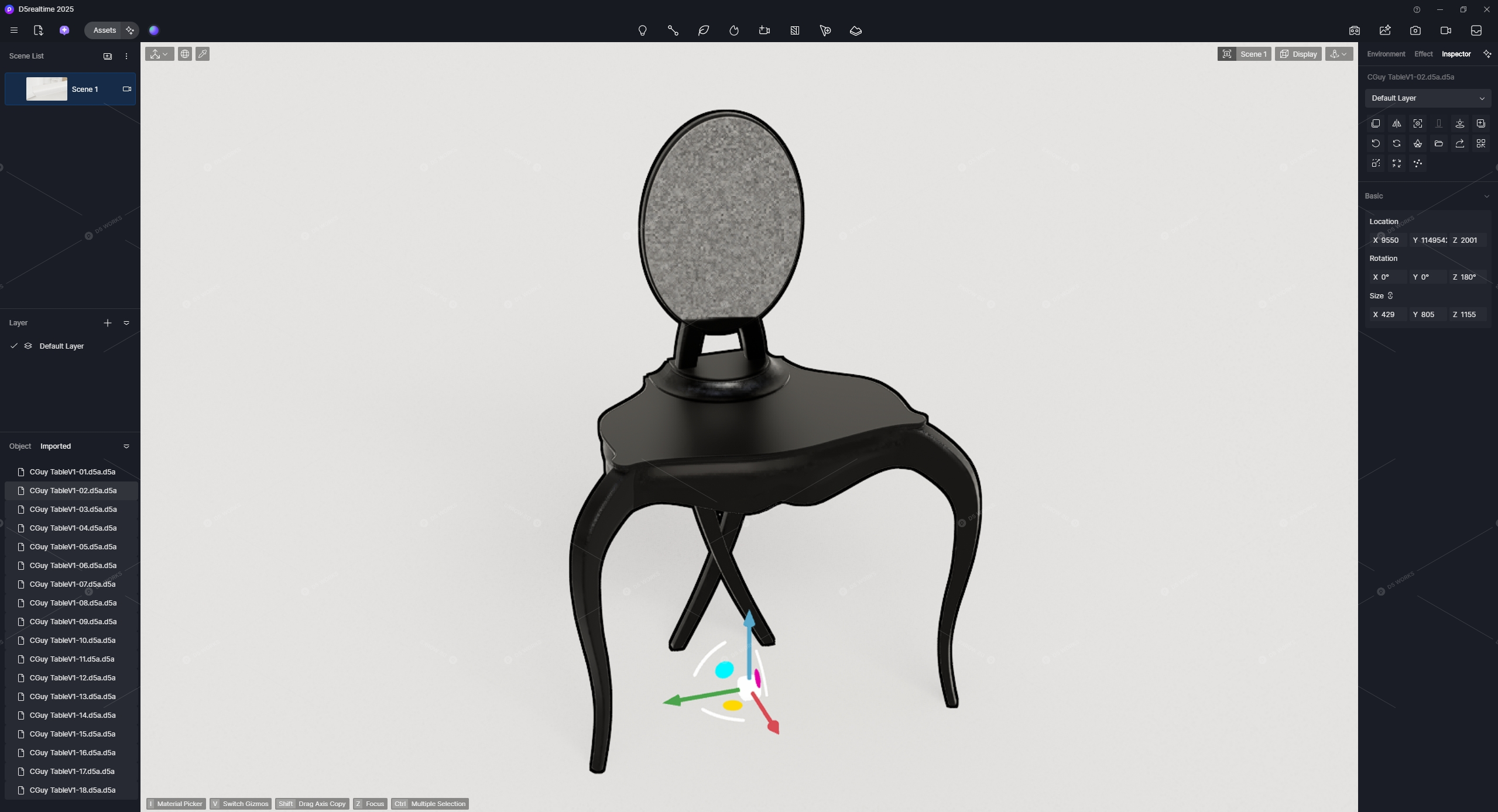 Tables/Side Tables 3D Models 2