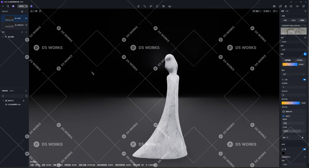 Sculpture 3d model thumbnail 2