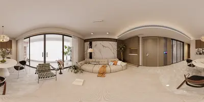 Modern Living & Dining Room