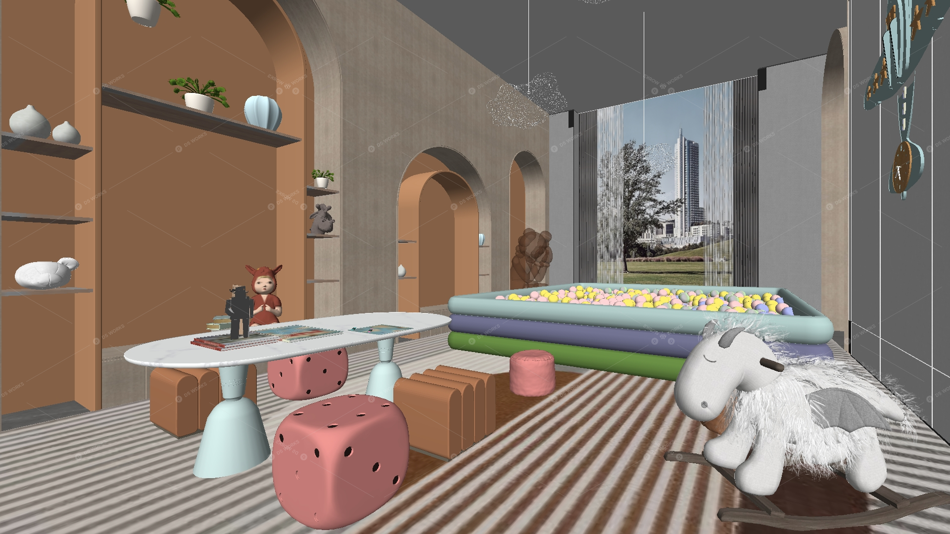 Entertainment Rooms 3D Models
