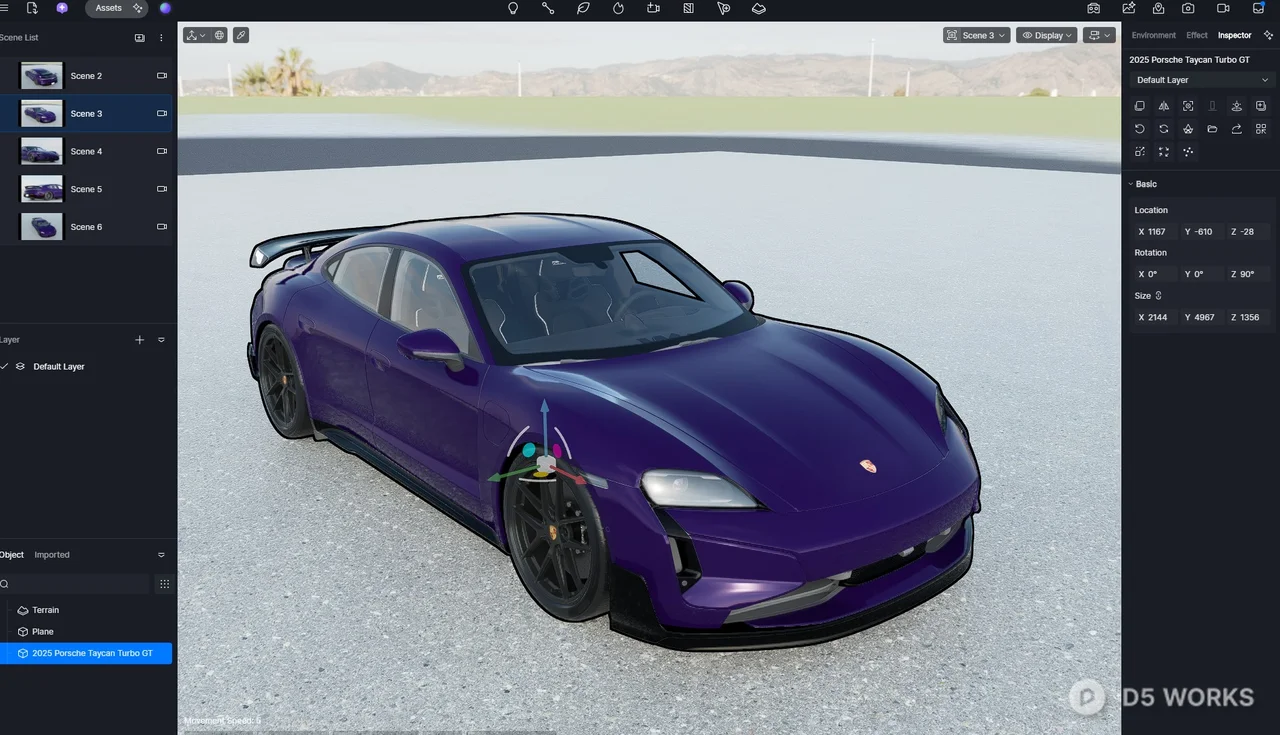 Car 3d model thumbnail 6