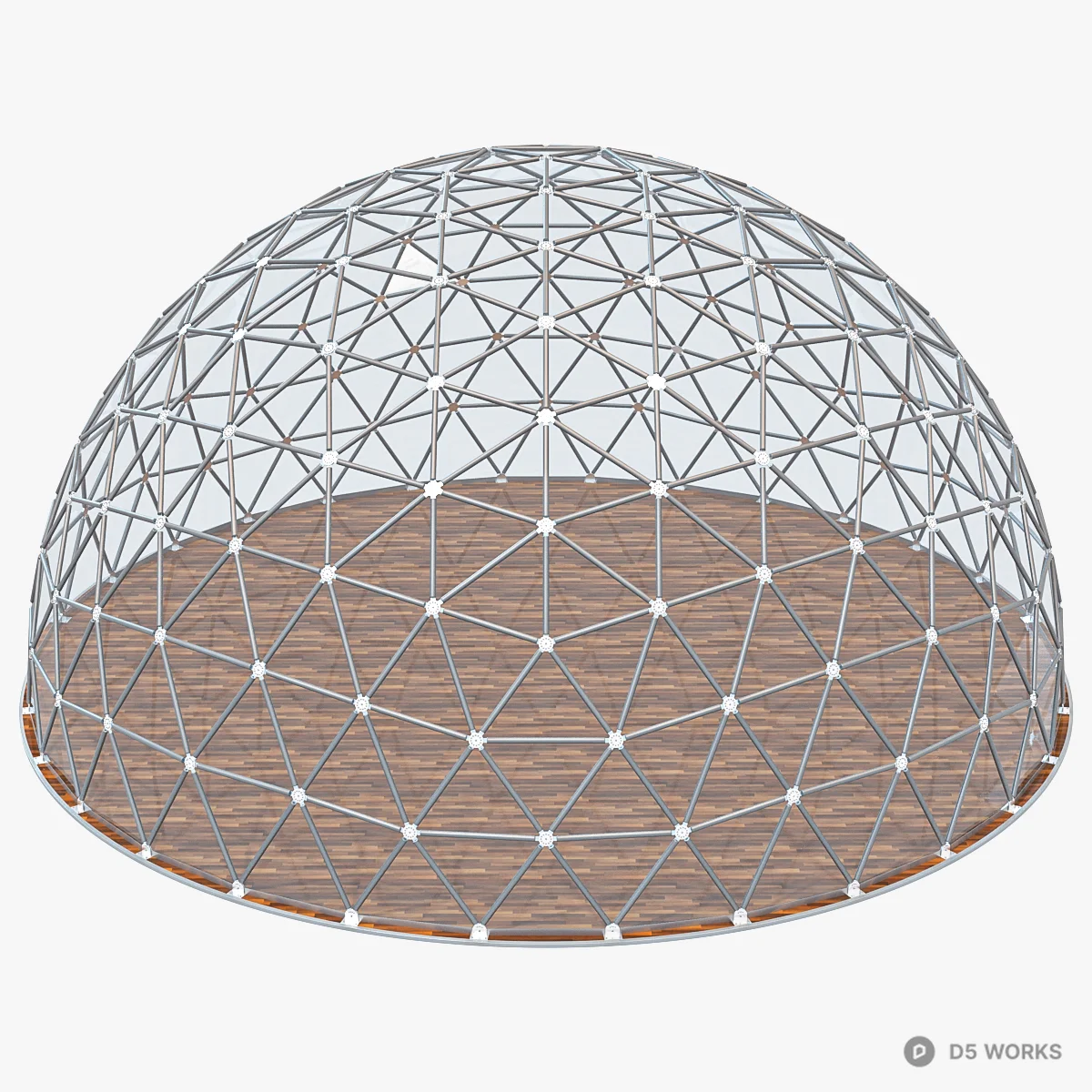 Geodesic Dome Structure 3d model - Image 1
