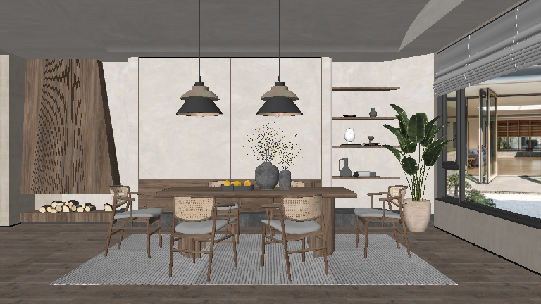 Modern Dining Room (Home)