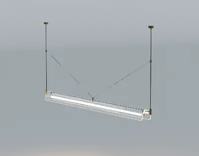 Modern Pendant Light 3d model