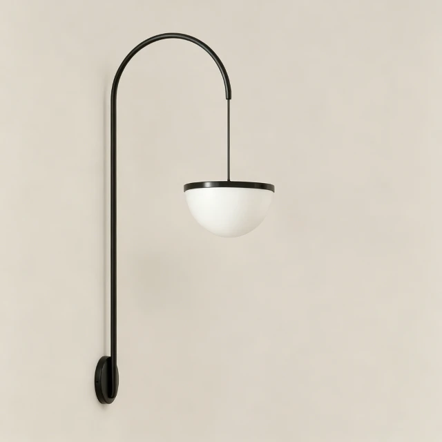 Modern Minimalist Arched Wall Sconce 3d model
