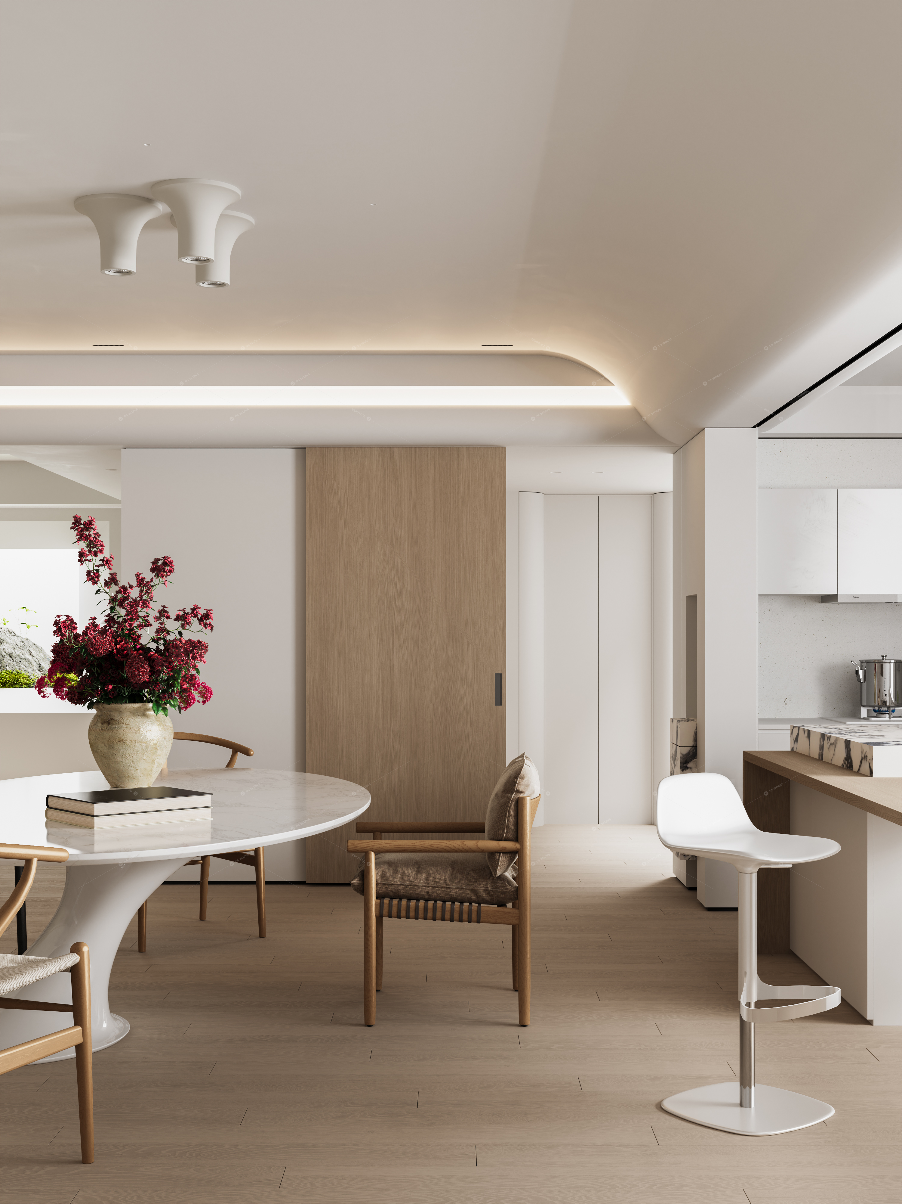 Living & Dining Rooms 3D Models 7