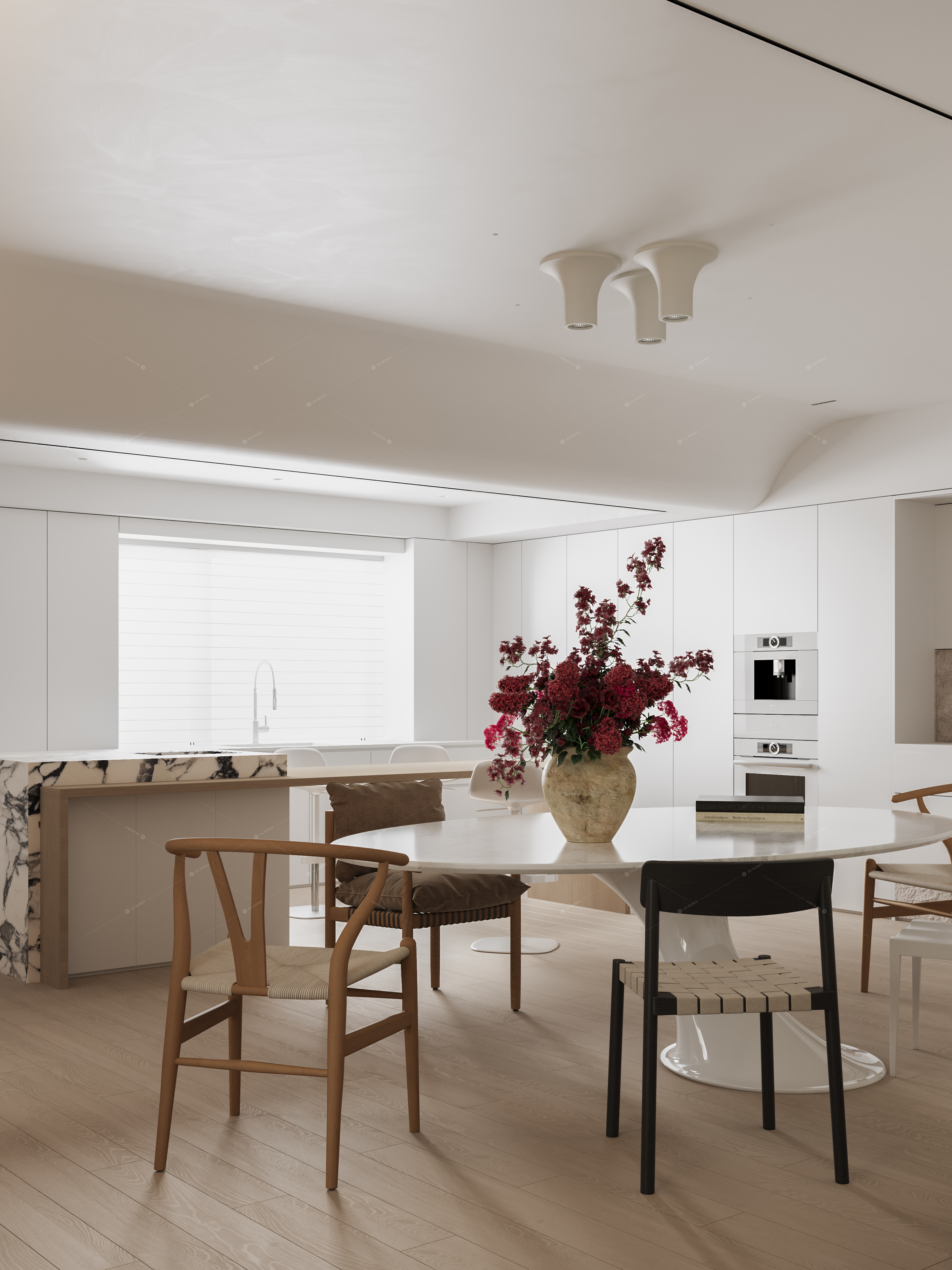 Living & Dining Rooms 3D Models 6