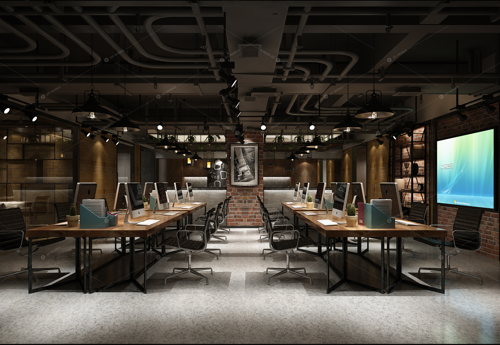 Office Spaces 3D Models