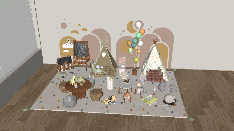 Modern Children's Playroom