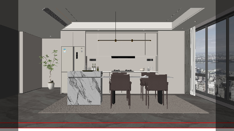 Modern Open Kitchen