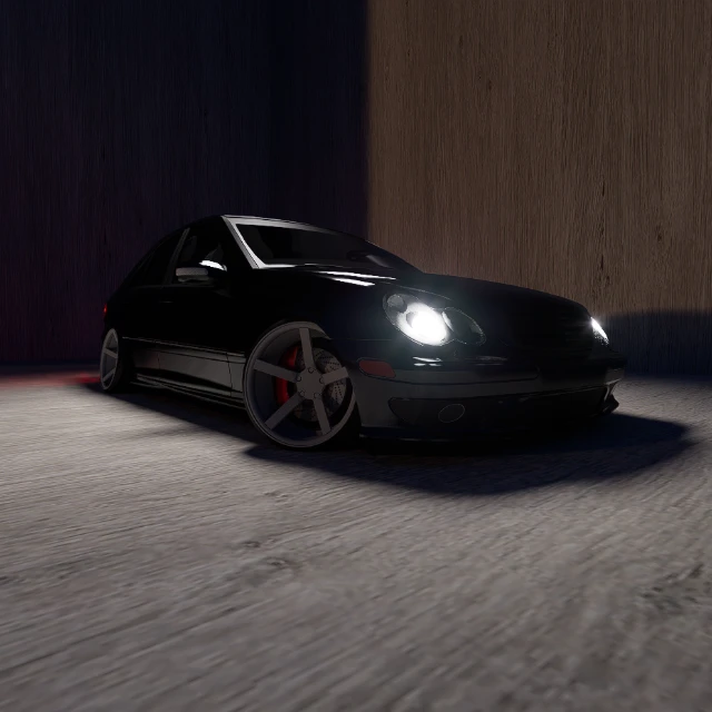 2002-Mercedes-Benz-C32-AMG 3d model
