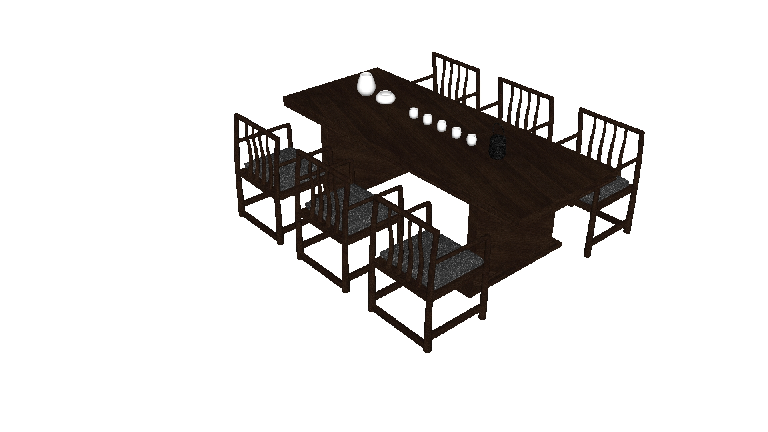 Modern Dining Table & Chairs Set