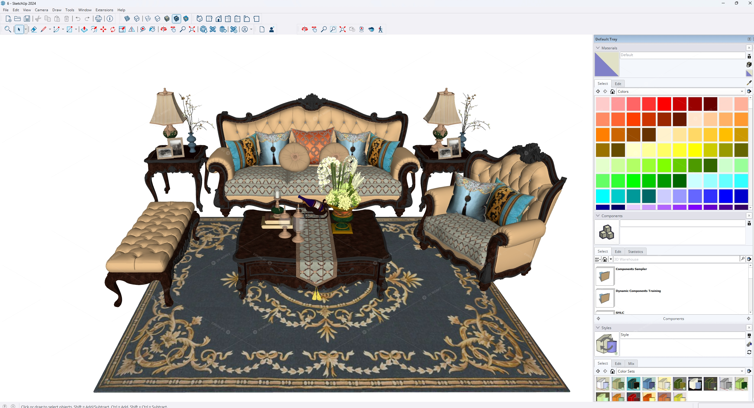 Furniture Sets 3D Models 3