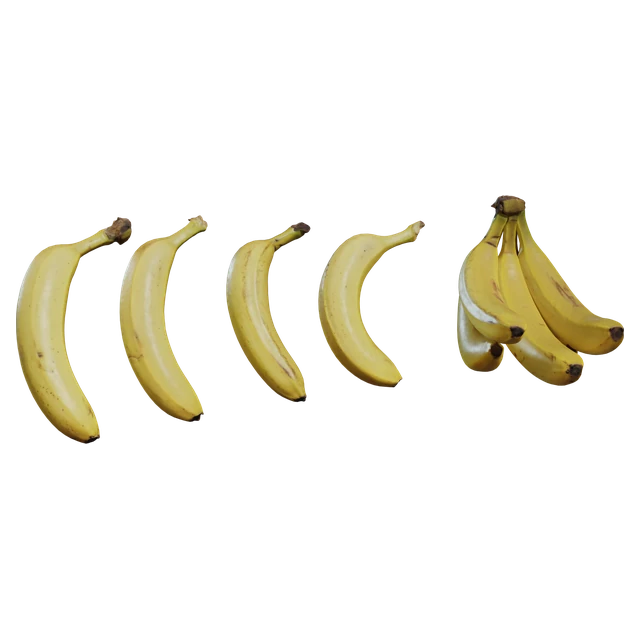 Photorealistic Yellow Banana Collection 3d model