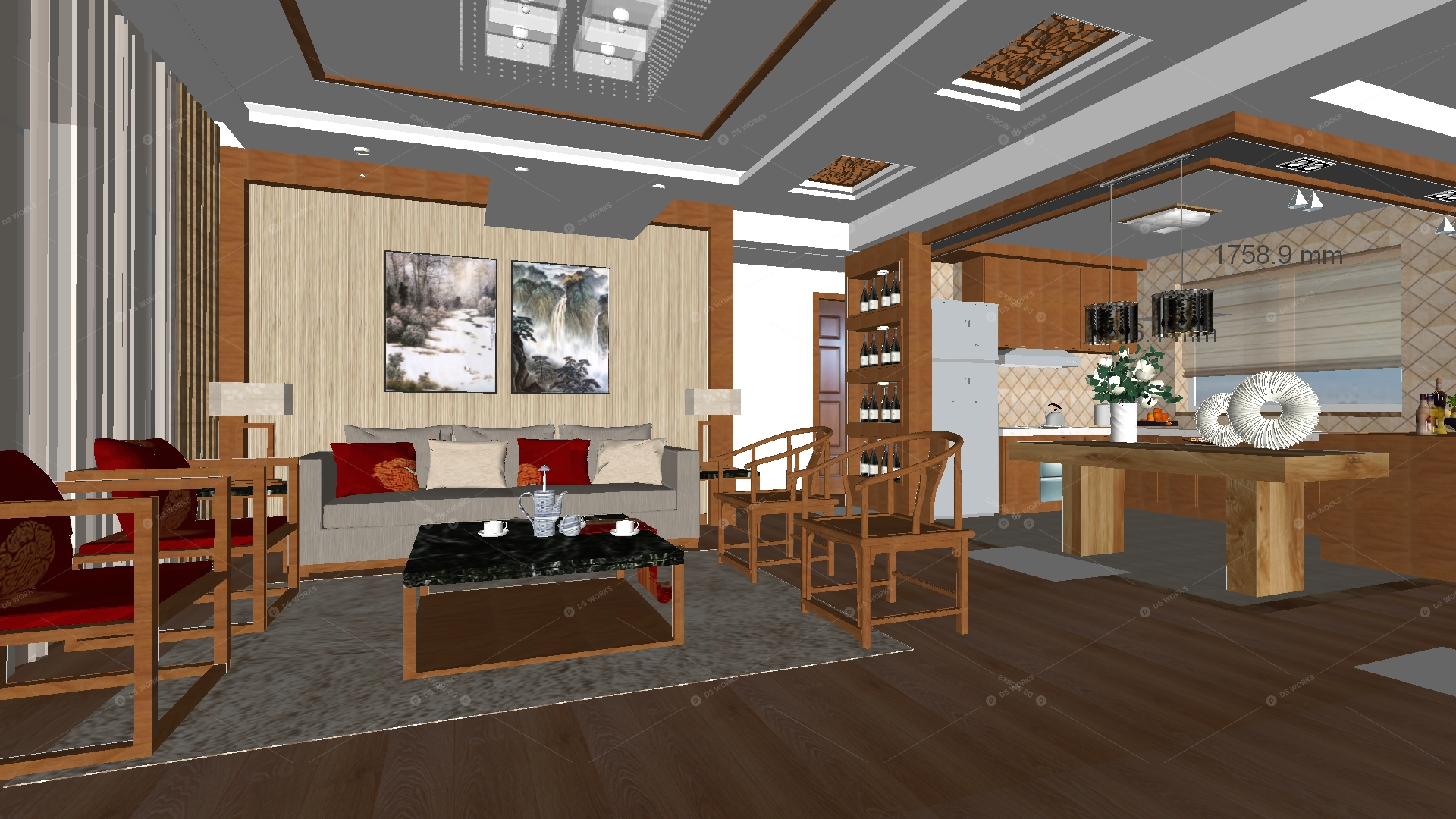 Living & Dining Rooms 3D Models