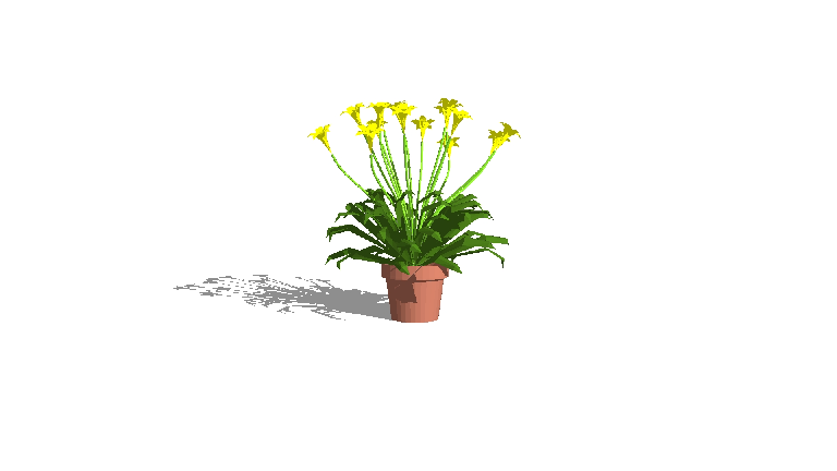 Modern Potted Plant