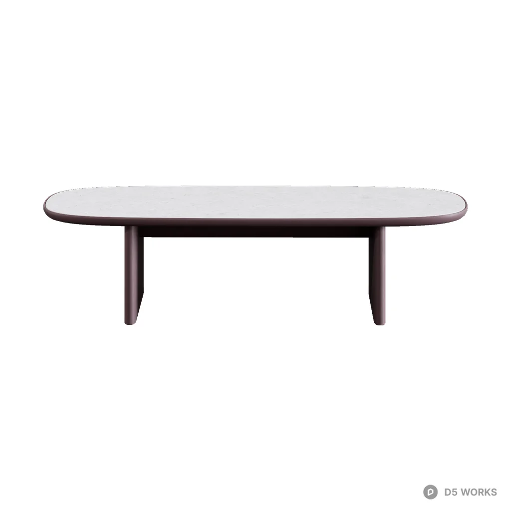Cala Dining Table 03 3d model - Image 1