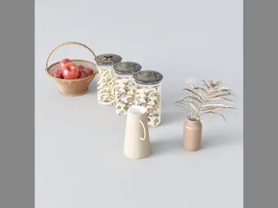 Scandinavian kitchenware set