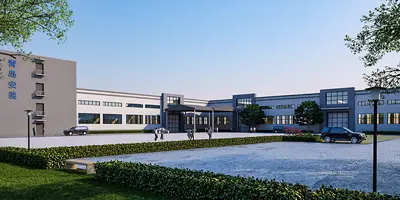 Modern Factory Building