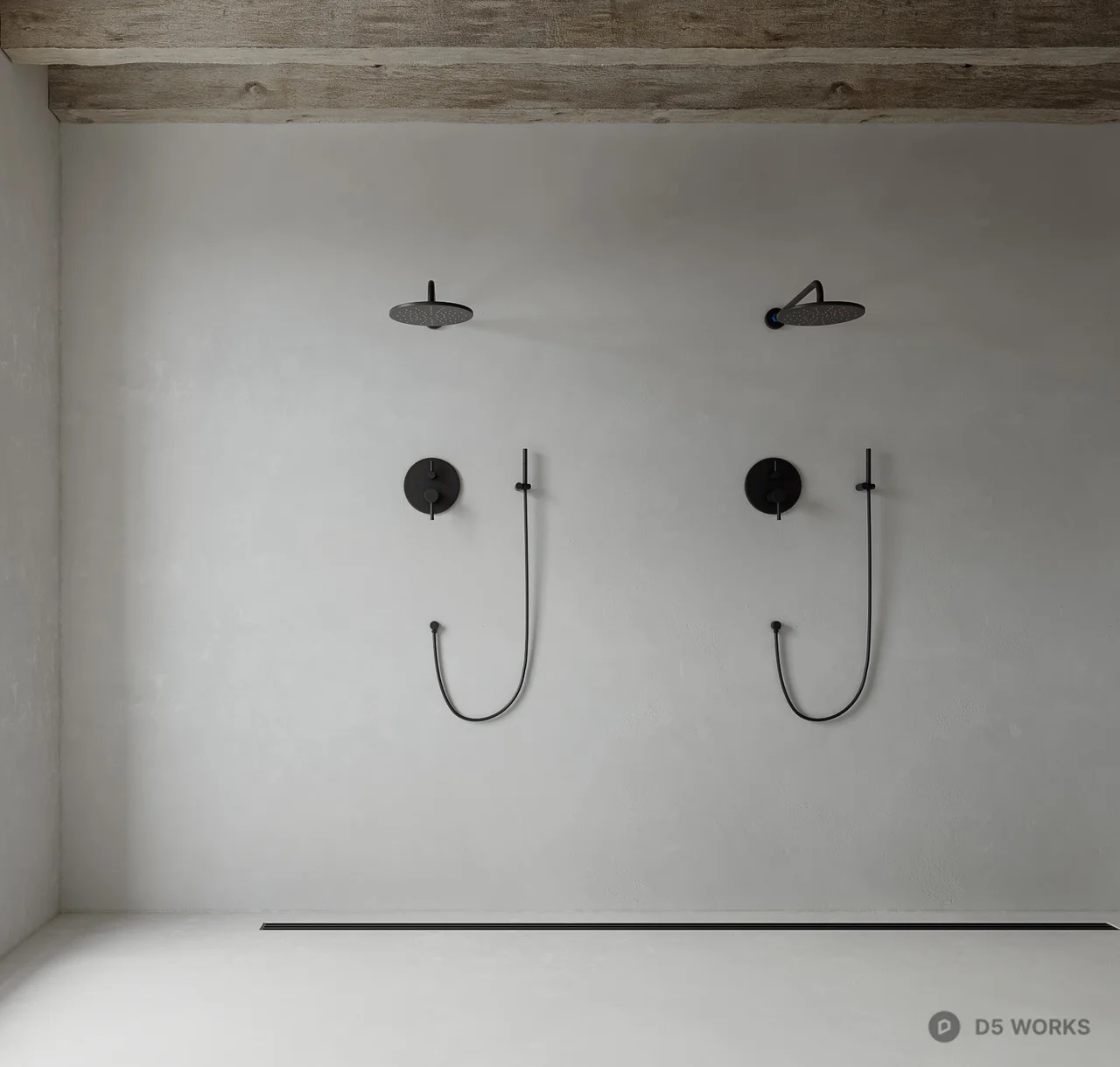 Minimalist Japanese Style Guest Room 3d model thumbnail 5