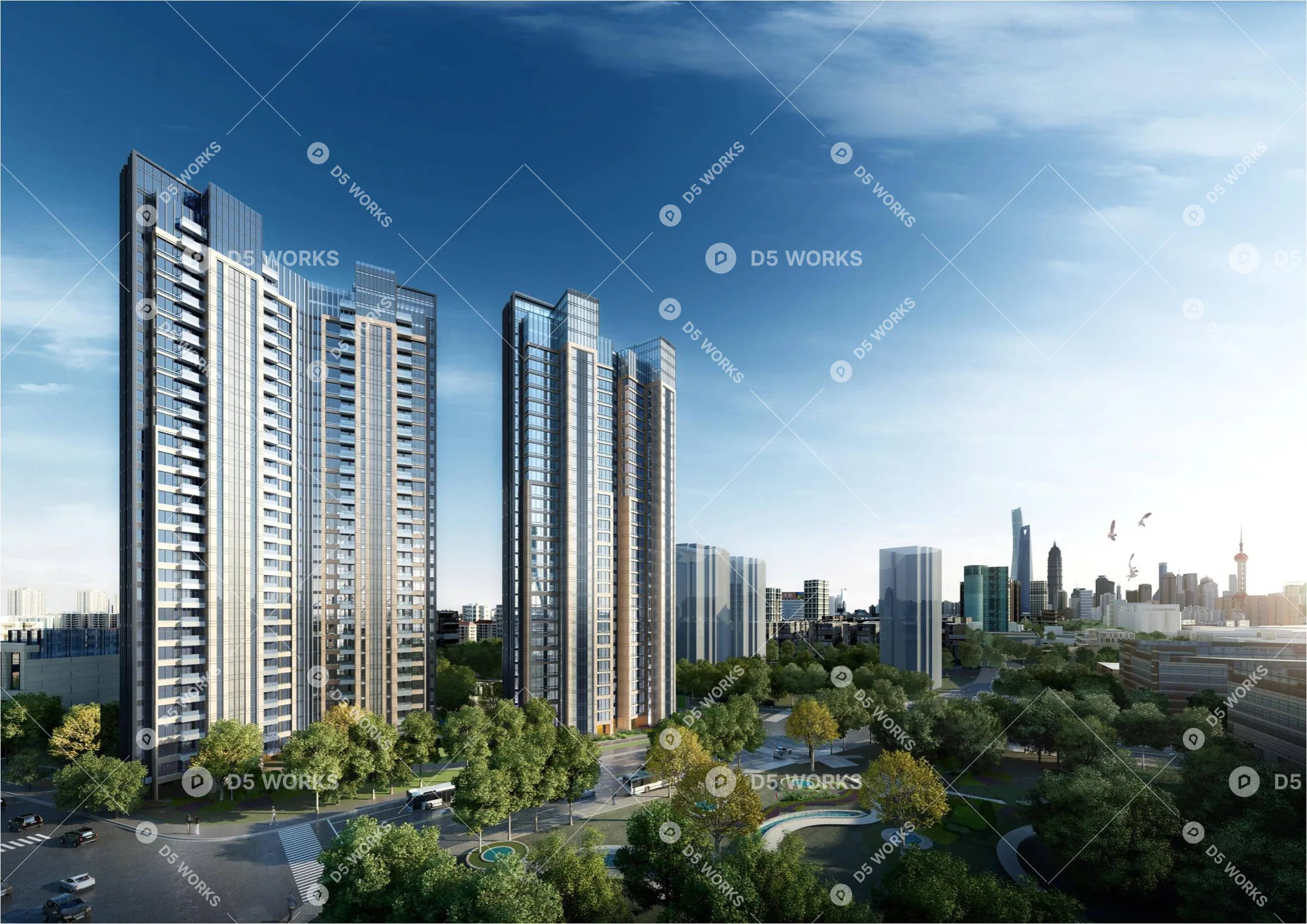 Modern High-Rise Residence - High-Rise Residence With Exclusive Vind