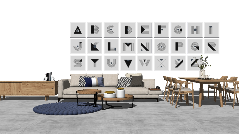 Modern Home Living Room