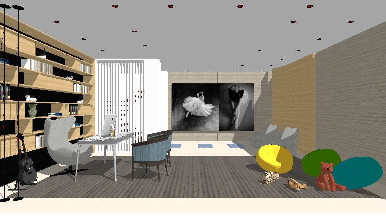 Modern Study Room